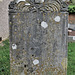 cobham church , surrey (10)gravestone of david cooper +1757