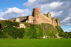 Bamburgh Castle from cricket field