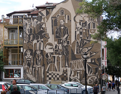 Mid-20th Century Modern mural