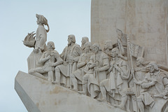Lisbon, Sculptures on the Monument to the Discoverers