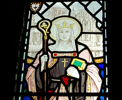 St Hilda of Whitby, Little Missenden Church, Buckinghamshire