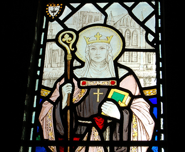 St Hilda of Whitby, Little Missenden Church, Buckinghamshire