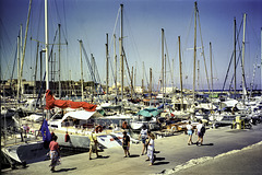 Rhodes harbourside 1994