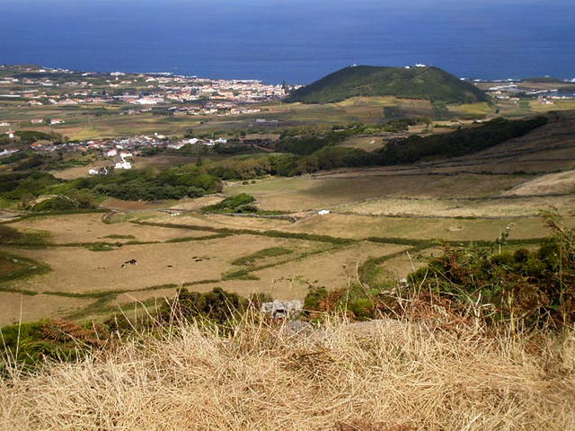 View from Facho Peak to Santa Cruz da Graciosa.