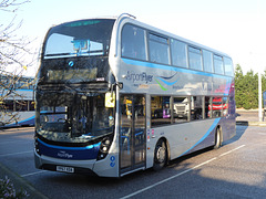 First 36825 at Exeter Services - 6 December 2020