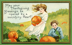 May Your Thanksgiving Blessings Be Ripened by a Sunshiny Heart!