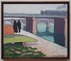 Iron Bridges at Asnieres by Emile Bernard in the Museum of Modern Art, March 2010