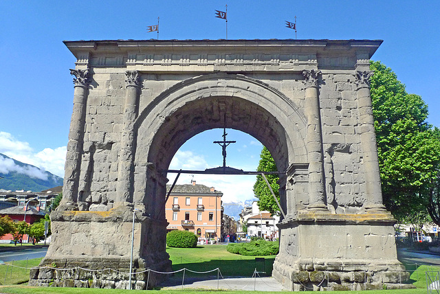 Italy - Aosta, Arco di Augusto