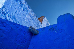 Azul contra azul (blue against blue) Santa Catalina Convent