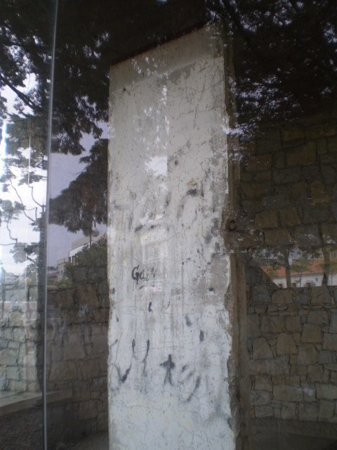Section of the Berlin wall.