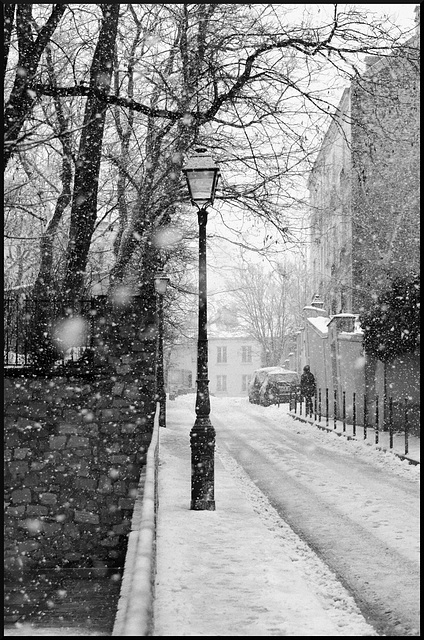 Montmartre sous la neige (V)