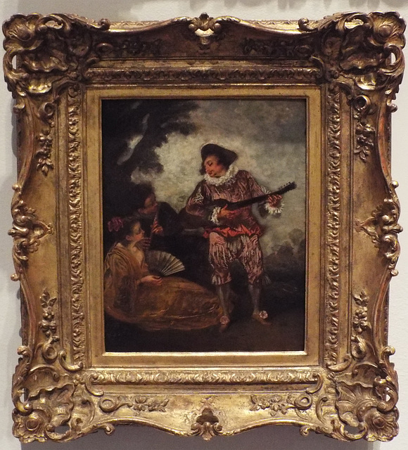 The Ogling Man by Watteau in the Virginia Museum of Fine Arts, June 2018