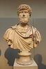 Marble Bust of the Emperor Lucius Verus in the British Museum, May 2014