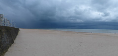 Bad weather coming - Koksijde Belgian coast