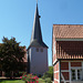 Der Kirchturm in Borstel bei Jork