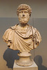 Marble Bust of the Emperor Lucius Verus in the British Museum, May 2014