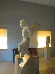 Statue de gorgone.