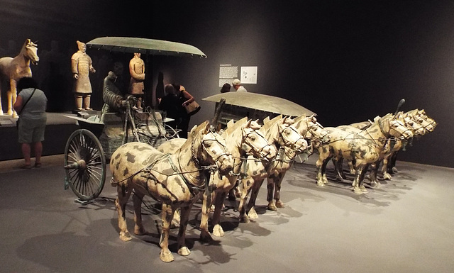 Model Chariot from the Tomb of Shihuangdi in the Metropolitan Museum of Art, July 2017
