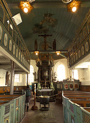 Der Altar der Kirche St. Nikolai