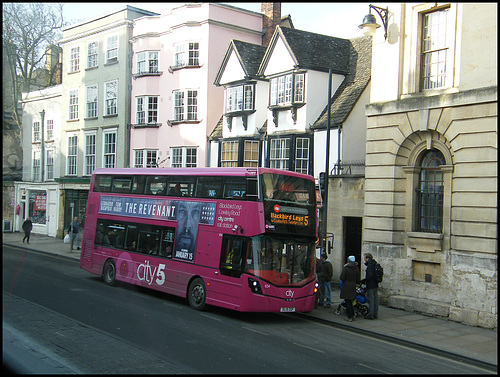 Oxford gone pink