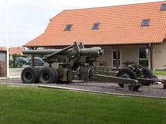 Artilleriekanone 205mm der Amerikanischen Armee in Hatten im Elsass