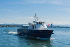 per Schnellboot von Morges (CH) nach Thonon-les-Bains (F) ... P.i.P. (© Buelipix)