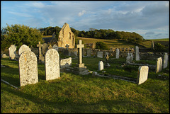 abbey and churchyard