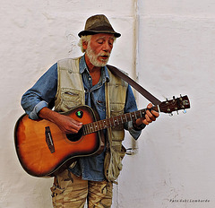 Domenico - a good guitar man in Ostuni...