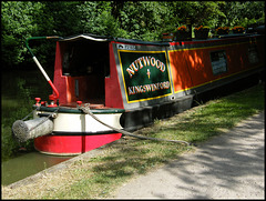Rupert Bear's canal boat
