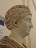 Detail of a Portrait of Faustina the Elder in a Modern Bust in the Naples Archaeological Museum, July 2012