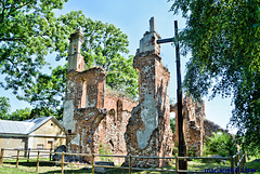 Ruins of the castle church in Mielnik