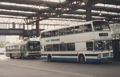 East Yorkshire 343 (B107 LPH) at Bradford – 19 Oct 1991 (155-5)