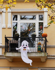 Halloween auf dem Balkon (PiP)