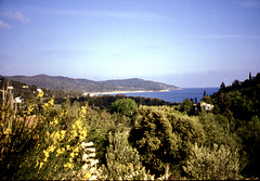 Blick von Gassin auf die Côte d'Azur