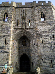 Main Gate of Caernarfon Castle.