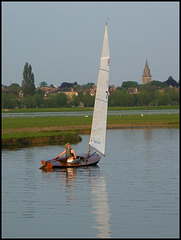 sailing on the river