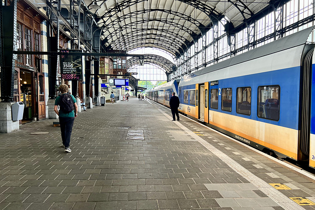 Empty train at Haarlem