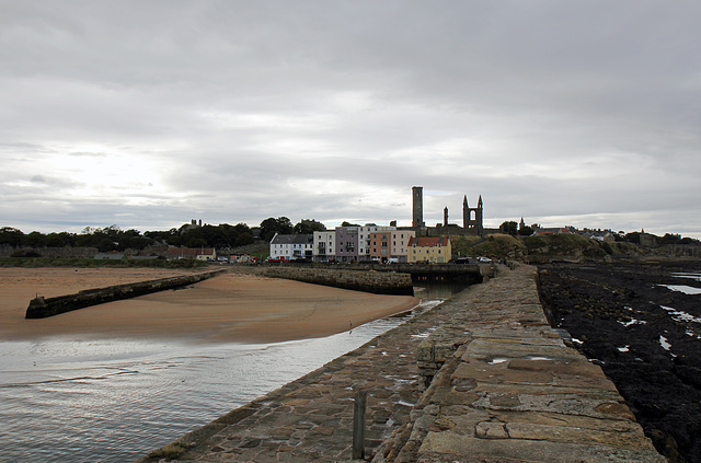 St.Andrews skyline from the end of the pier