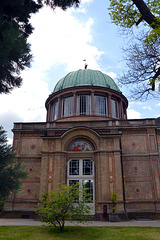 Orangerie und Kunsthalle im Botanischen Garten in Karlsruhe