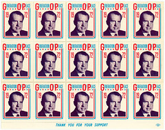 Richard Nixon Stamps, GOP (Generation Of Peace), 1972