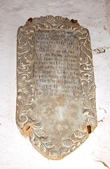 Memorial to Robert Cole, Saint Denis' Church, Aswarby, Lincolnshire