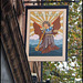 The Angel pub sign