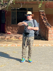 HWW mit diesem Touri am Waterberg Namibia