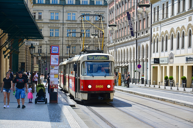 Prague 2019 – DPP Tatra T3RP 8486 on line 15
