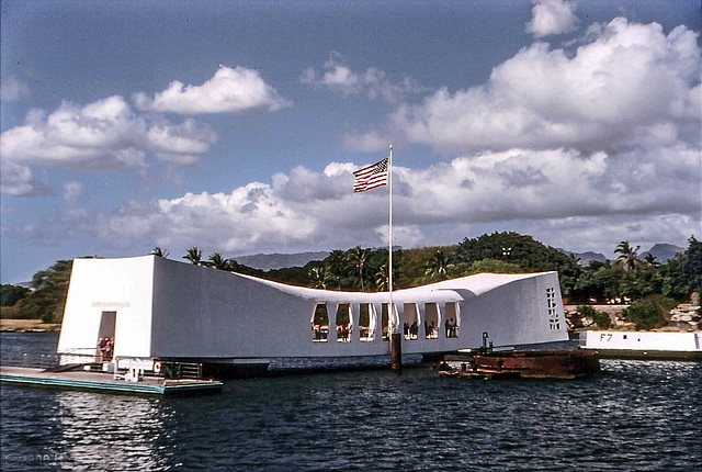Dec. 7th. - Pearl Harbor Day - Arizona Memorial, Nov. 1980