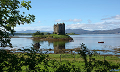 Castle Stalker, a Scottish dream.