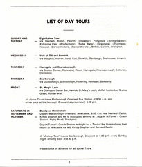 Primrose Coaches timetable Summer 1974 Page 6