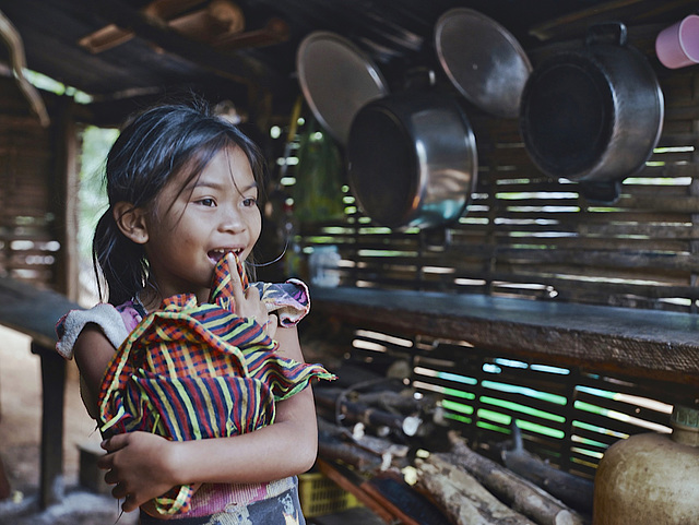 Petite montagnarde cambodgienne