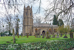 St Giles with Snowdrops