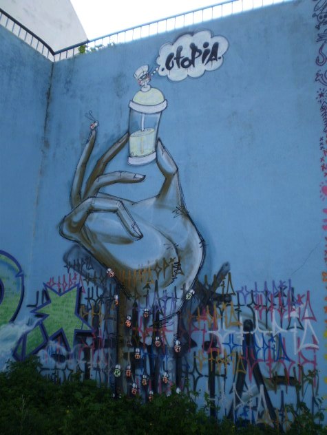 Graffiti, by Utopia.